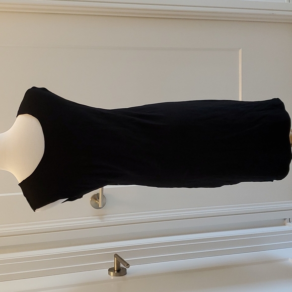 Rock N Karma Black Dress - Little Black Dress with Geometric Touch - Picture 2 of 9